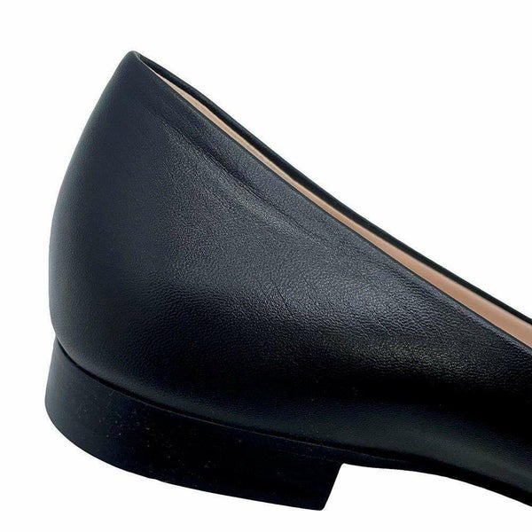 グッチ パンプス ホースビット付き フラットバレエシューズ レディースサイズ39 787776 GUCCI 靴 黒