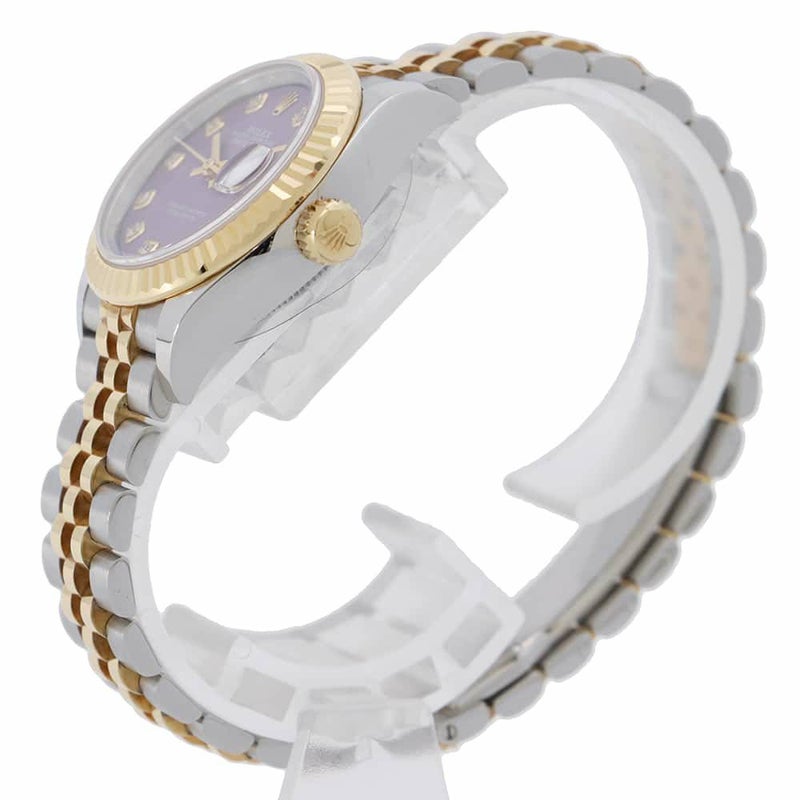 ロレックス デイトジャスト28 279173G レディース ROLEX 腕時計 ラベンダー文字盤