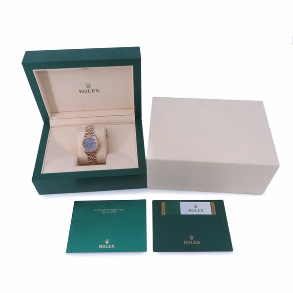 ロレックス デイトジャスト28 279173G レディース ROLEX 腕時計 ラベンダー文字盤