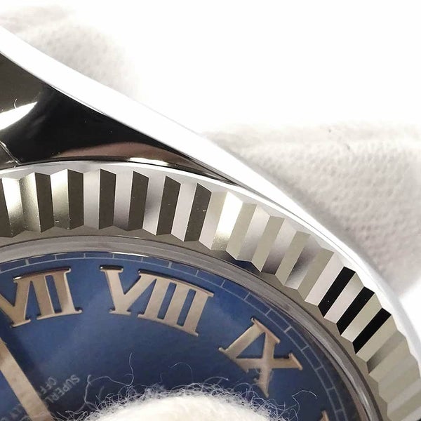 ロレックス デイトジャスト41 SS/K18WG 126334 ROLEX 腕時計 アズーロ ブルー文字盤 ローマン