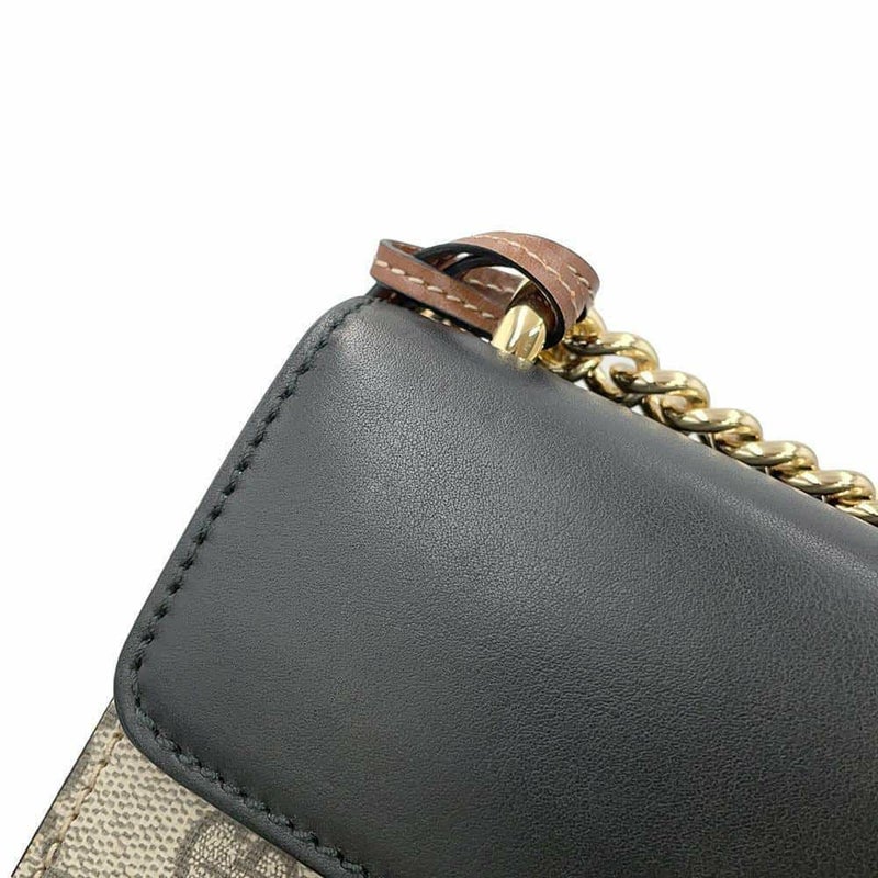 グッチ チェーンショルダーバッグ GGスプリーム パドロック スモール 409487 GUCCI 黒