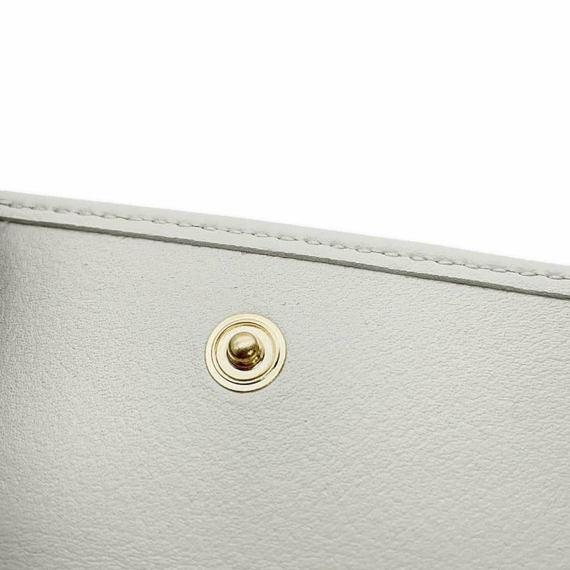 プラダ 三つ折り財布 ミニスタッズ レザー 1MH043 PRADA 財布 白