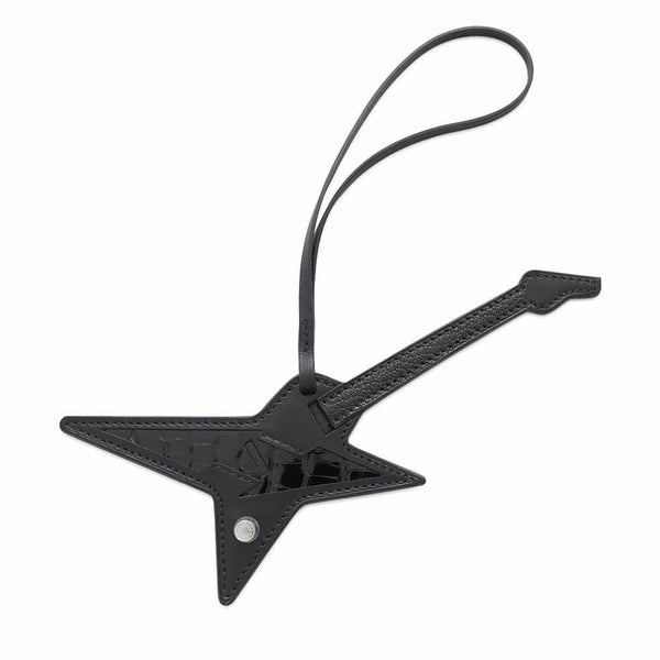 エルメス ロックチャーム ブラック/シルバー金具 タデラクト/スイフト/アリゲーターシャイン B刻印 ソーブラック 黒