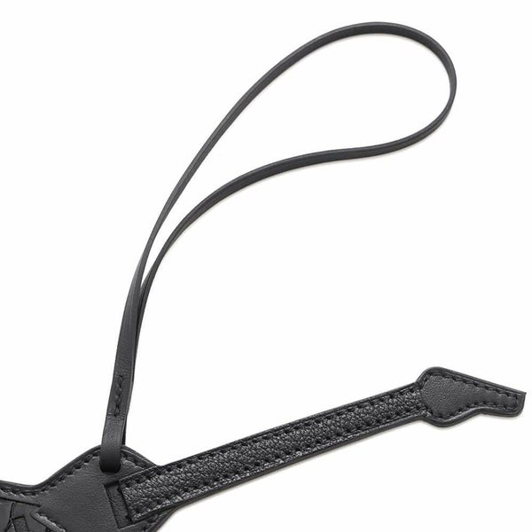 エルメス ロックチャーム ブラック/シルバー金具 タデラクト/スイフト/アリゲーターシャイン B刻印 ソーブラック 黒