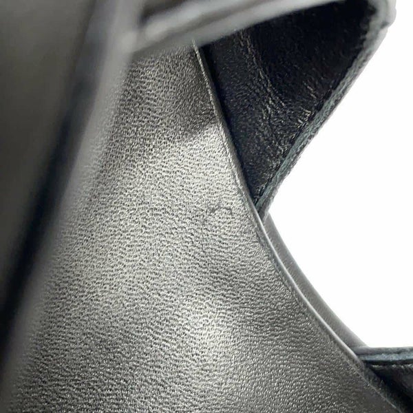 シャネル サンダル ココマーク マトラッセ ウェッジソール ラムスキン レディースサイズ38C G39918 CHANEL 靴 黒