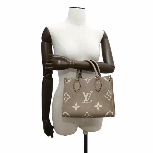 ルイヴィトン ハンドバッグ モノグラム・アンプラント ジャイアント オンザゴーPM M45779 バイカラー 2way