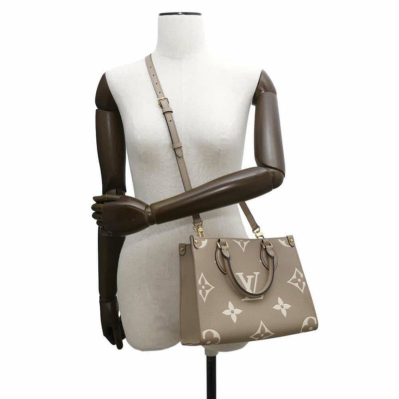 ルイヴィトン ハンドバッグ モノグラム・アンプラント ジャイアント オンザゴーPM M45779 バイカラー 2way