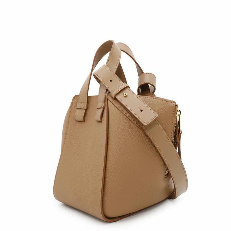 ロエベ ハンドバッグ ハンモック コンパクト カーフレザー A538H13X03 LOEWE 2way ブラウン