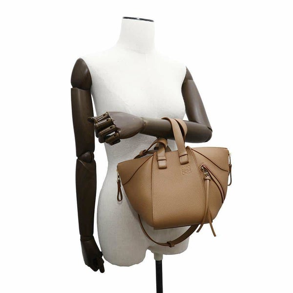 ロエベ ハンドバッグ ハンモック コンパクト カーフレザー A538H13X03 LOEWE 2way ブラウン