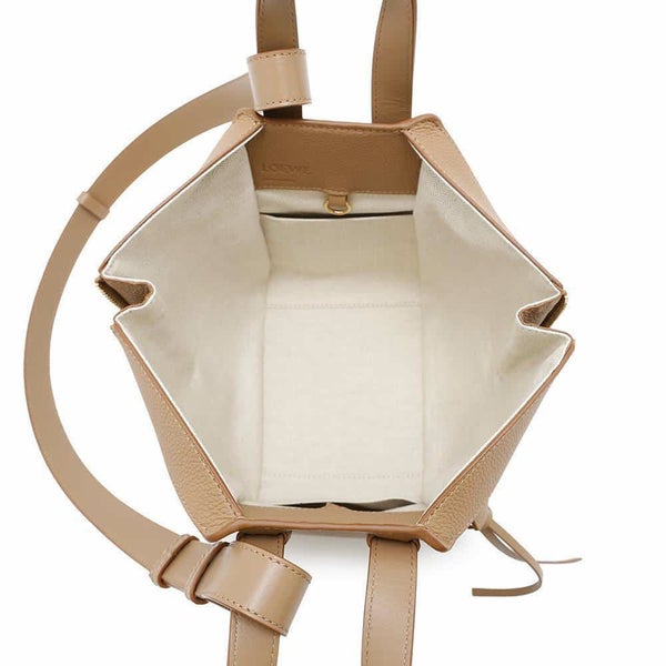 ロエベ ハンドバッグ ハンモック コンパクト カーフレザー A538H13X03 LOEWE 2way ブラウン