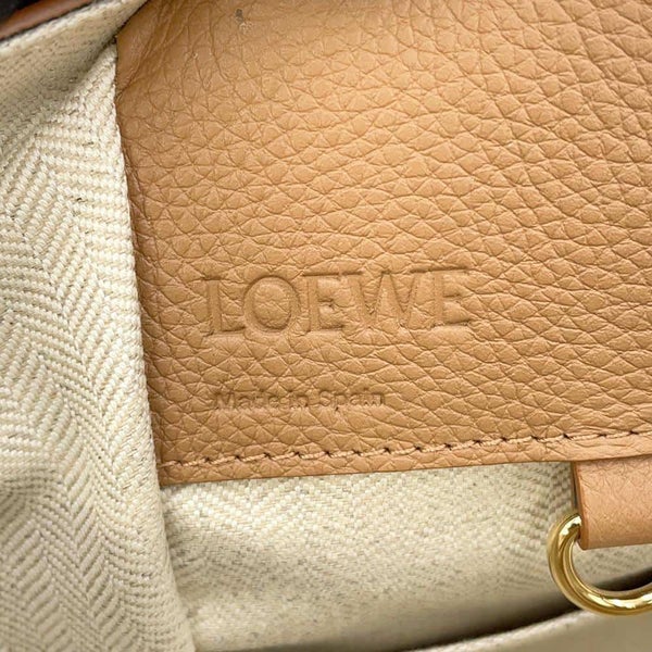 ロエベ ハンドバッグ ハンモック コンパクト カーフレザー A538H13X03 LOEWE 2way ブラウン