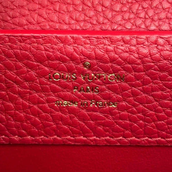 ルイヴィトン ハンドバッグ トリヨンレザー カプシーヌMINI M56845 2way レッド