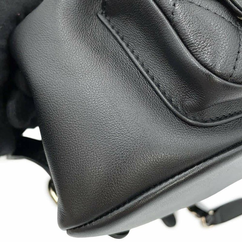 シャネル リュック マトラッセ ココマーク スモール ラムスキン AS3787 CHANEL バックパック 黒