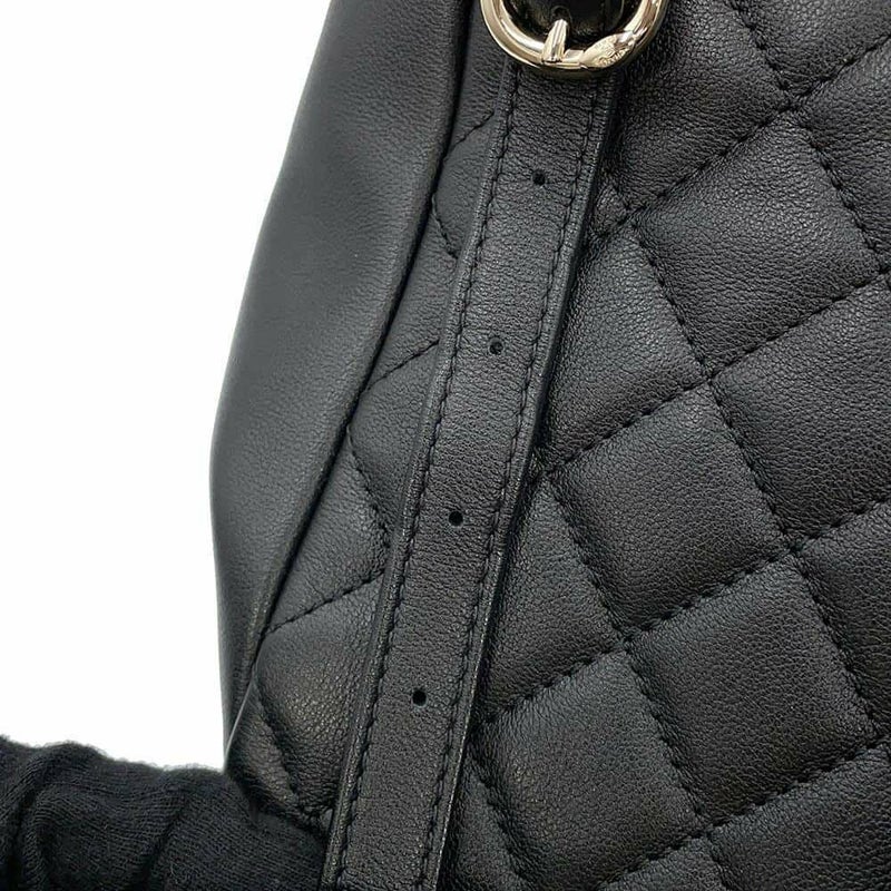 シャネル リュック マトラッセ ココマーク スモール ラムスキン AS3787 CHANEL バックパック 黒