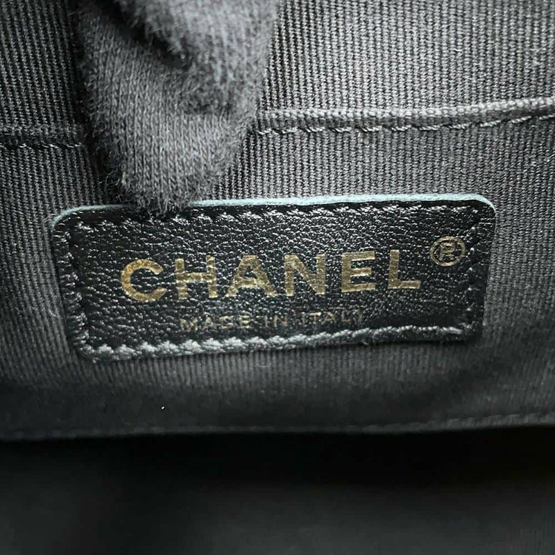シャネル リュック マトラッセ ココマーク スモール ラムスキン AS3787 CHANEL バックパック 黒