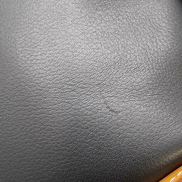 エルメス ボリード スケート31 ブラック/ナチュラルサブレ/シルバー金具 エバ―グレイン B刻印 黒