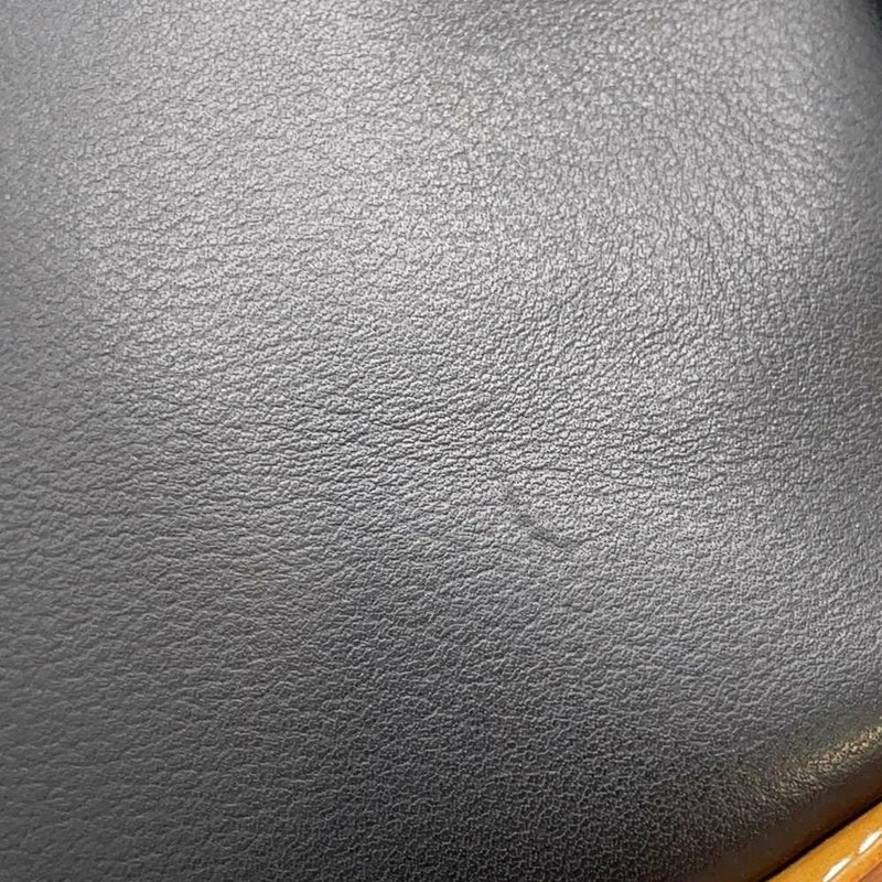 エルメス ボリード スケート31 ブラック/ナチュラルサブレ/シルバー金具 エバ―グレイン B刻印 黒