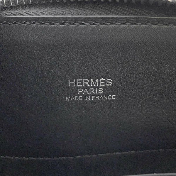 エルメス ボリード スケート31 ブラック/ナチュラルサブレ/シルバー金具 エバ―グレイン B刻印 黒