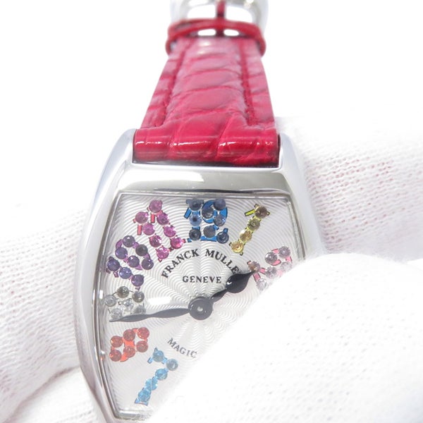フランクミュラー トノーカーベックス マジックカラー 2252QZ MAG COL FRANCK MULLER 腕時計 シルバー文字盤