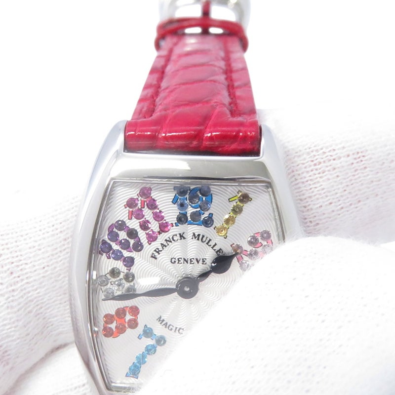 フランクミュラー トノーカーベックス マジックカラー 2252QZ MAG COL FRANCK MULLER 腕時計 シルバー文字盤
