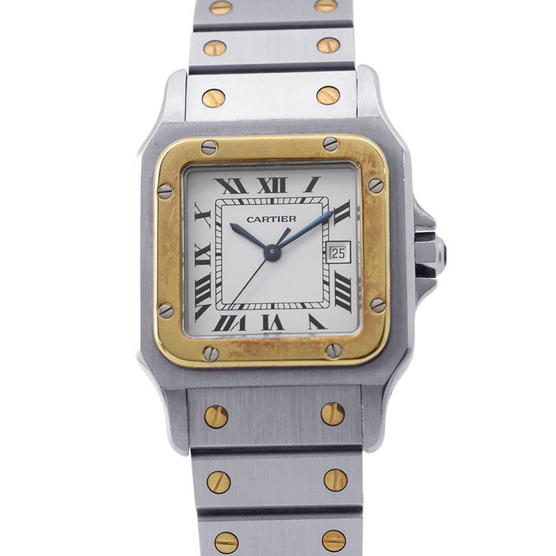 カルティエ サントスガルベ LM 81036283 Cartier 腕時計 白文字盤