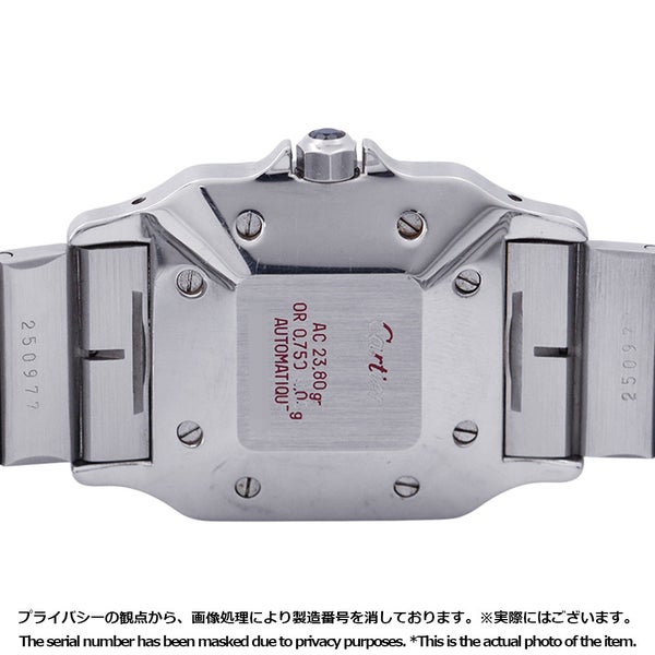 カルティエ サントスガルベ LM 81036283 Cartier 腕時計 白文字盤