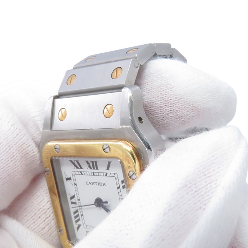 カルティエ サントスガルベ LM 81036283 Cartier 腕時計 白文字盤