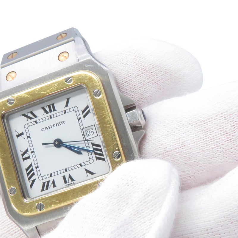 カルティエ サントスガルベ LM 81036283 Cartier 腕時計 白文字盤