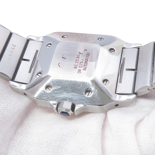 カルティエ サントスガルベ LM 81036283 Cartier 腕時計 白文字盤