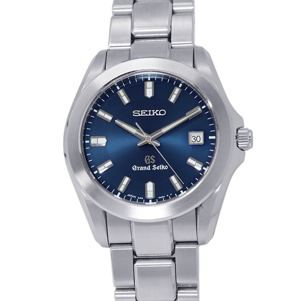 グランドセイコー SEIKO/クォーツ腕時計 青文字盤 ステンレス/used 