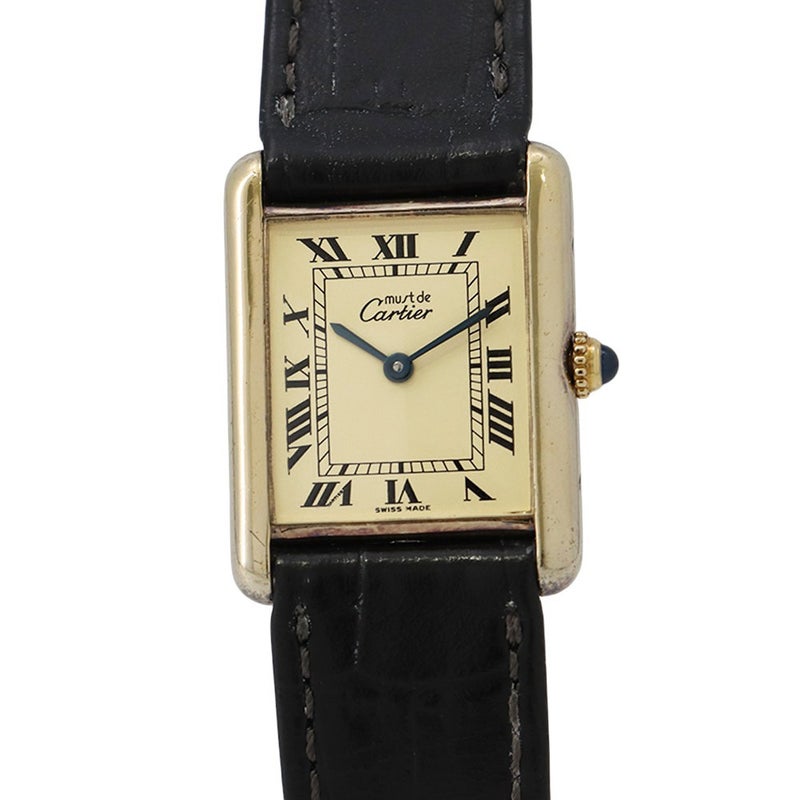 カルティエ マストタンク LM 366001 Cartier 腕時計 アイボリー文字盤 ヴィンテージ