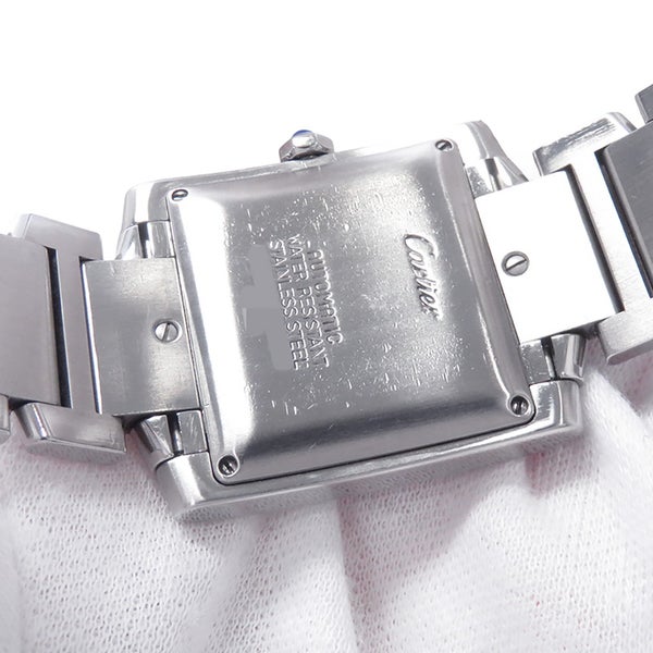 カルティエ タンクフランセーズ LM W51002Q3 Cartier 腕時計 シルバー文字盤