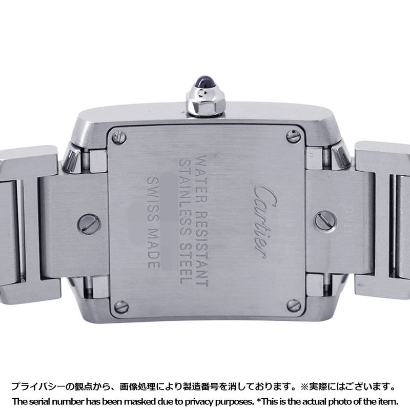 カルティエ タンク フランセーズ SM W51008Q3 Cartier 腕時計 レディース シルバー文字盤 クォーツ