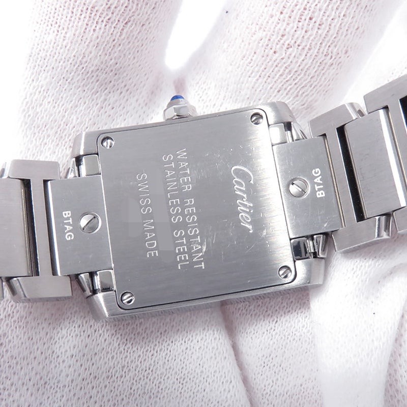 カルティエ タンク フランセーズ SM W51008Q3 Cartier 腕時計 レディース シルバー文字盤 クォーツ