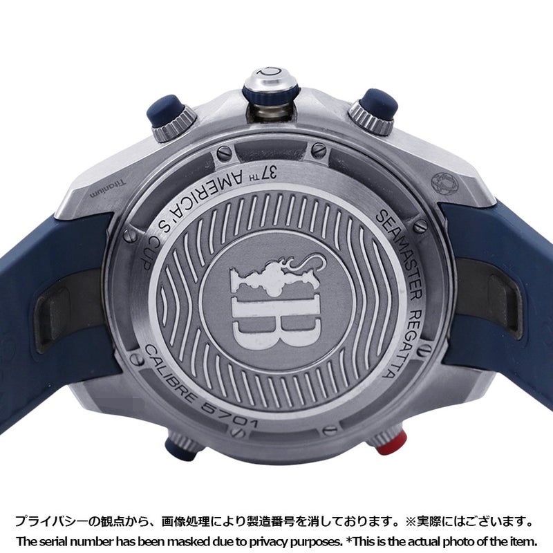 オメガ シーマスター レガッタ 第37回アメリカズカップ 216.92.46.79.10.001 OMEGA 腕時計 グレー文字盤