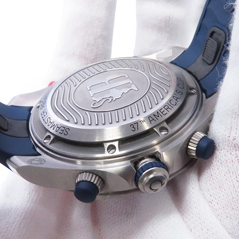 オメガ シーマスター レガッタ 第37回アメリカズカップ 216.92.46.79.10.001 OMEGA 腕時計 グレー文字盤