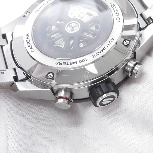 タグホイヤー カレラ キャリバー ホイヤー01 クロノグラフ CAR2A1W.BA0703 TAG Heuer 腕時計　黒文字盤