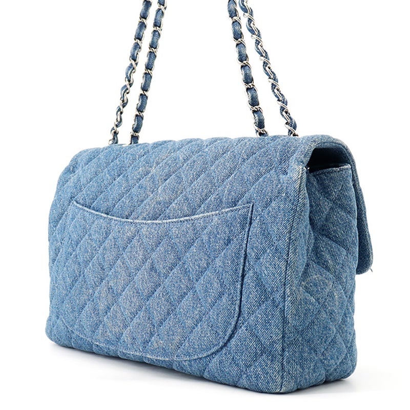 シャネル チェーンショルダーバッグ ココマーク マトラッセ デニム CHANEL バッグ