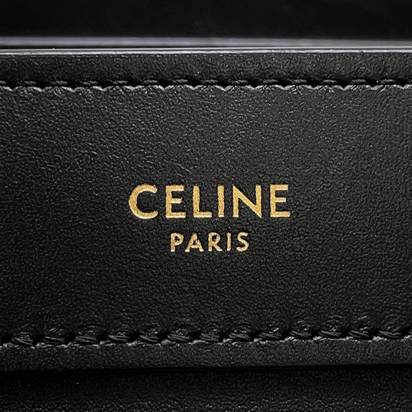 セリーヌ ハンドバッグ ラゲージ ナノショッパー 189243 CELINE バッグ 2wayショルダーバッグ 黒