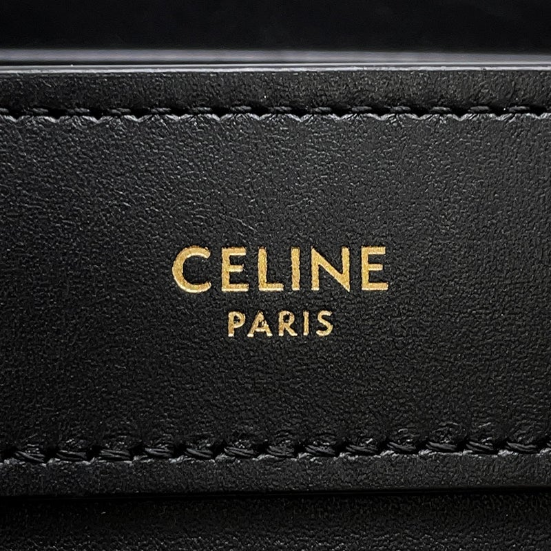 セリーヌ ハンドバッグ ラゲージ ナノショッパー 189243 CELINE バッグ 2wayショルダーバッグ 黒