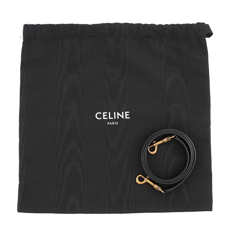 セリーヌ ハンドバッグ ラゲージ ナノショッパー 189243 CELINE バッグ 2wayショルダーバッグ 黒