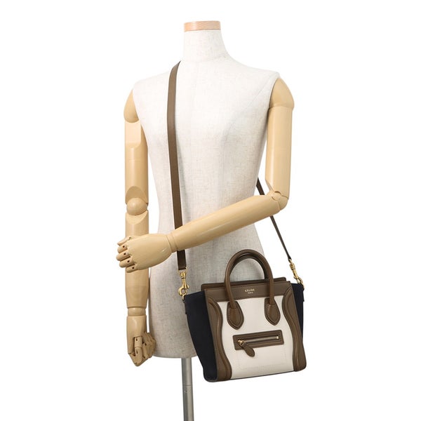 セリーヌ ハンドバッグ ラゲージ ナノショッパー 168243 CELINE バッグ 2wayショルダーバッグ
