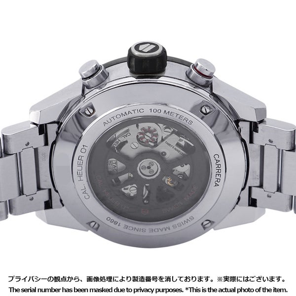 タグホイヤー カレラ キャリバー ホイヤー01 クロノグラフ CAR2A1W.BA0703 TAG Heuer 腕時計　スケルトン/黒文字盤