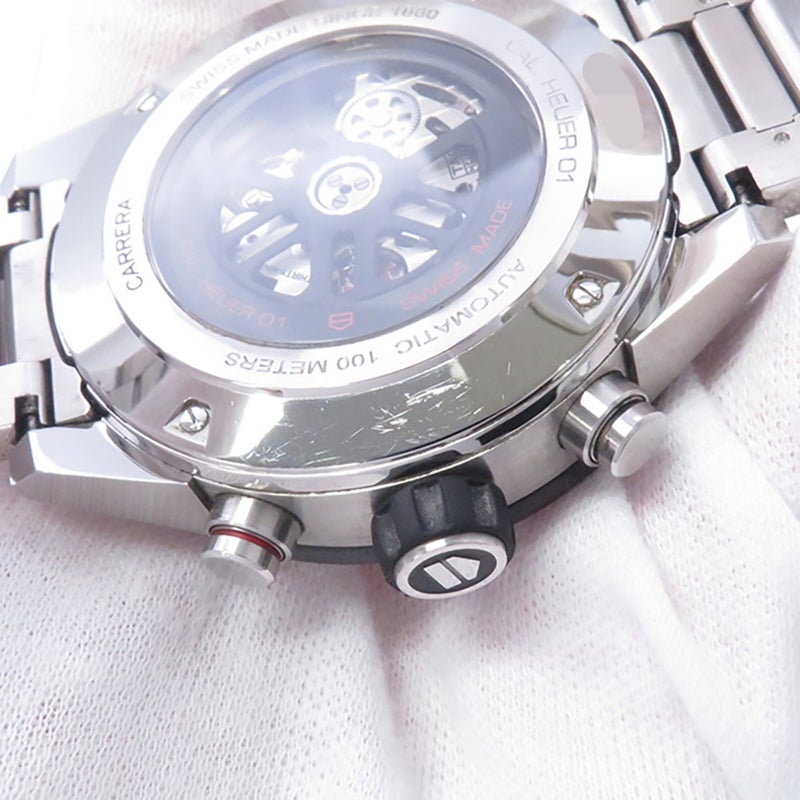 タグホイヤー カレラ キャリバー ホイヤー01 クロノグラフ CAR2A1W.BA0703 TAG Heuer 腕時計　スケルトン/黒文字盤
