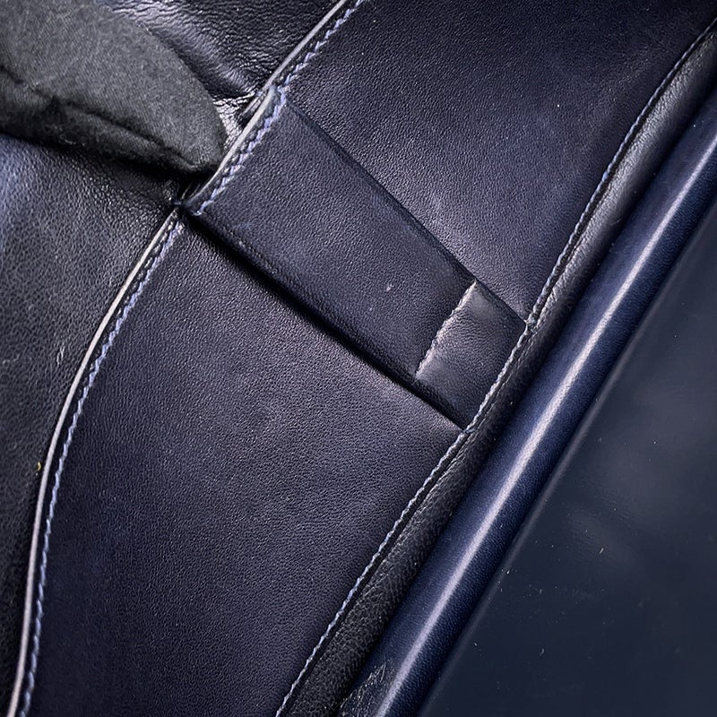 エルメス ショルダーバッグ リング バッグ ネイビー/ゴールド金具 ボックスカーフ 〇R刻印 HERMES バッグ