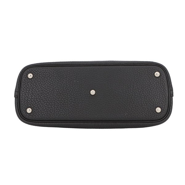 エルメス ハンドバッグ ボリード31 ブラック/シルバー金具 フィヨルド □L刻印 ２wayショルダー 黒