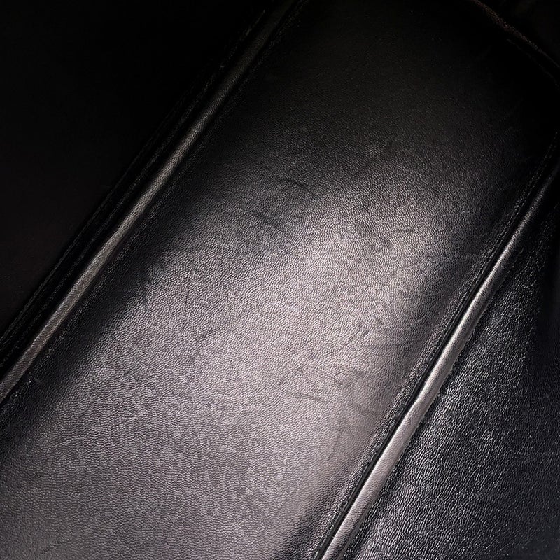エルメス ハンドバッグ ボリード31 ブラック/シルバー金具 フィヨルド □L刻印 ２wayショルダー 黒