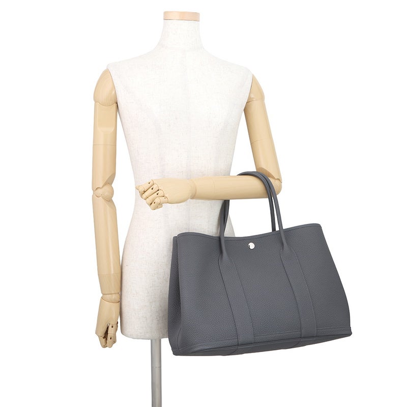 エルメス トートバッグ ガーデンパーティPM グリメイヤー/シルバー金具 ネゴンダ K刻印