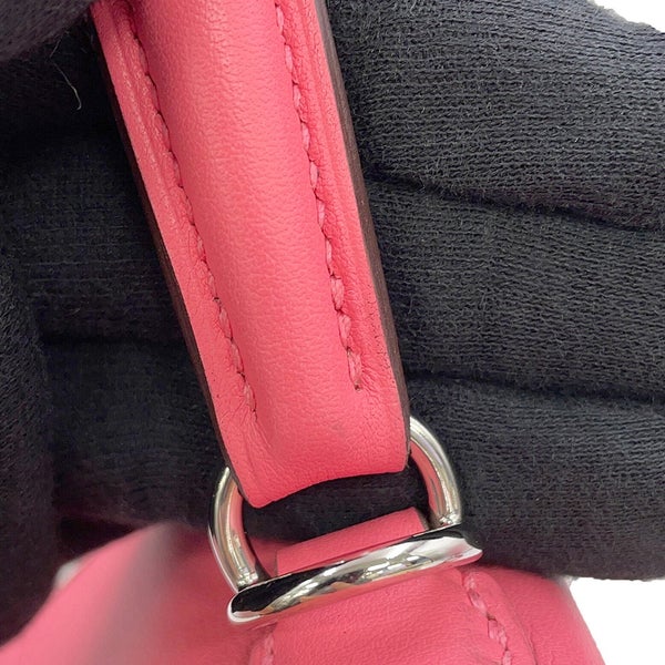 エルメス ハンドバッグ ケリー25 内縫い ローズアザレ/シルバー金具 スイフト D刻印 HERMES 2wayバッグ