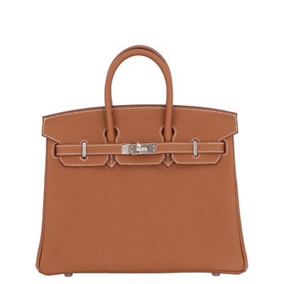 Hermès Birkin 25 Gold Togo Palladium